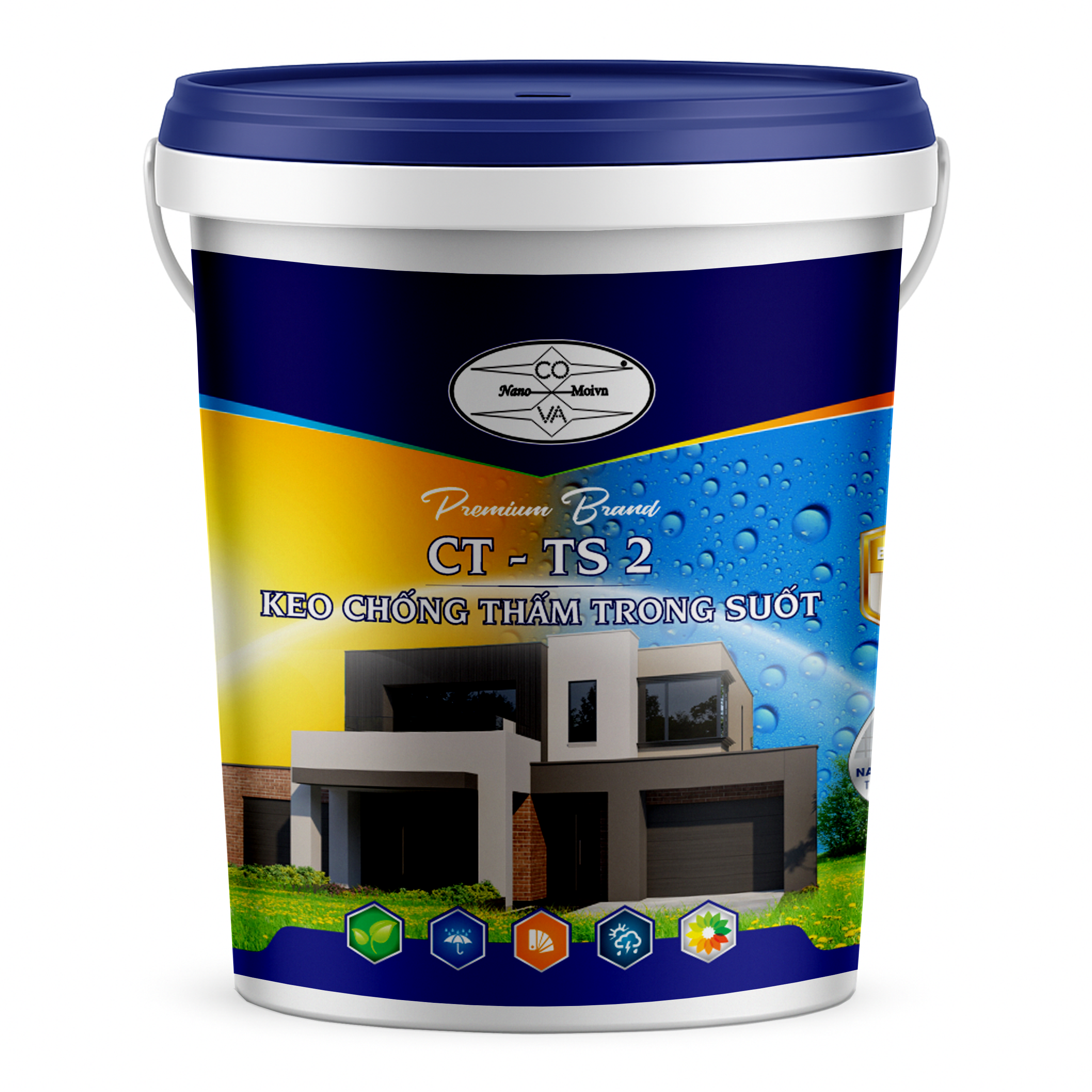 CT-TS2 Keo chống thấm trong suốt